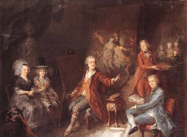 The Painter and his Family, Martin Johann Schmidt